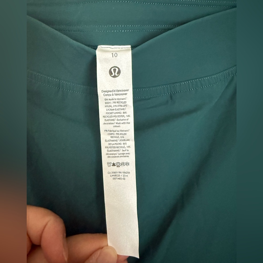 Lululemon Adapted State High-Rise Cropped Jogger - Storm Teal **NWT** - Picture 8 of 9